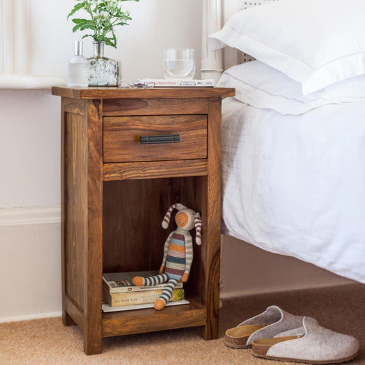 Dudi Furniture Mehran Sheesham Wood Bedside Table