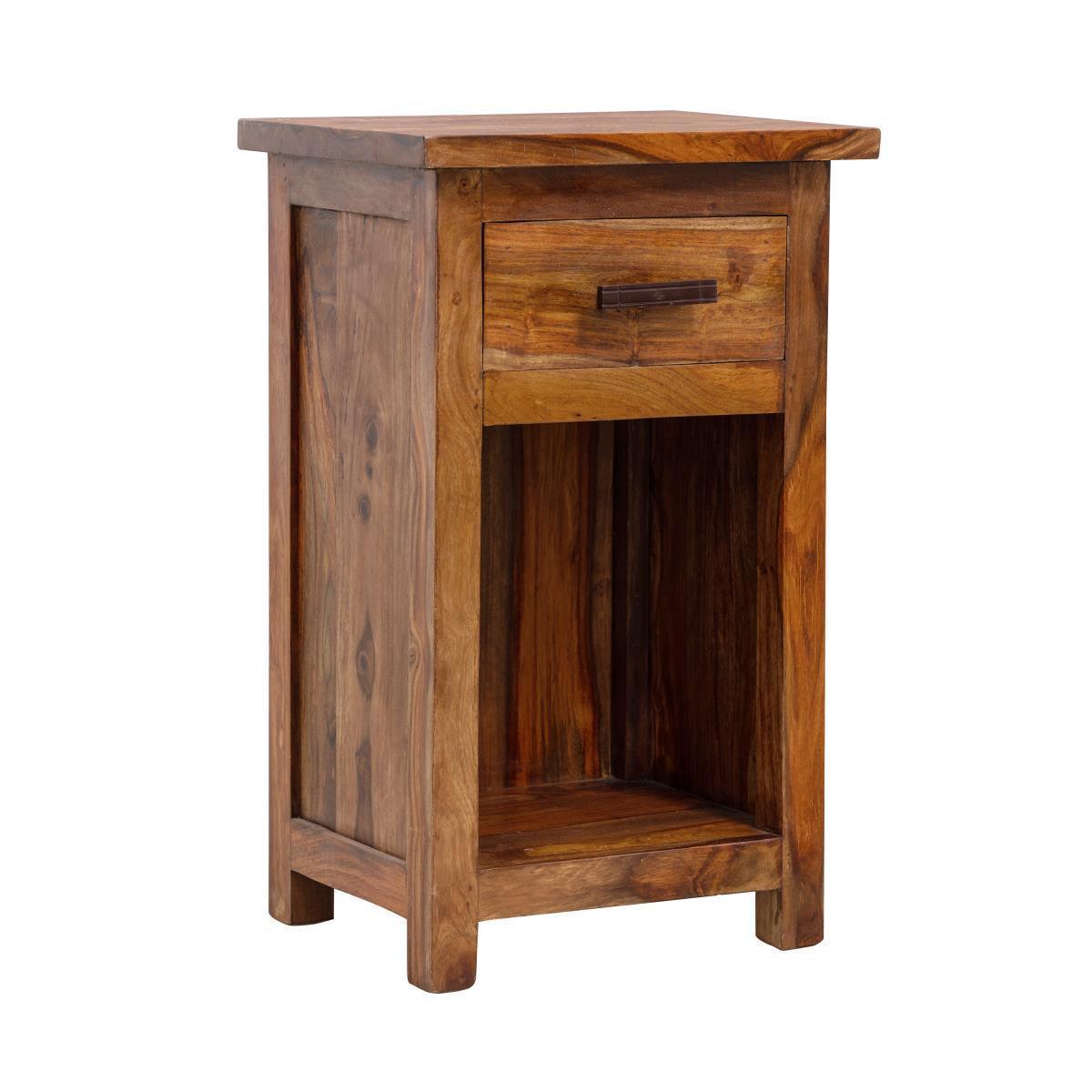 Dudi Furniture Mehran Sheesham Wood Bedside Table