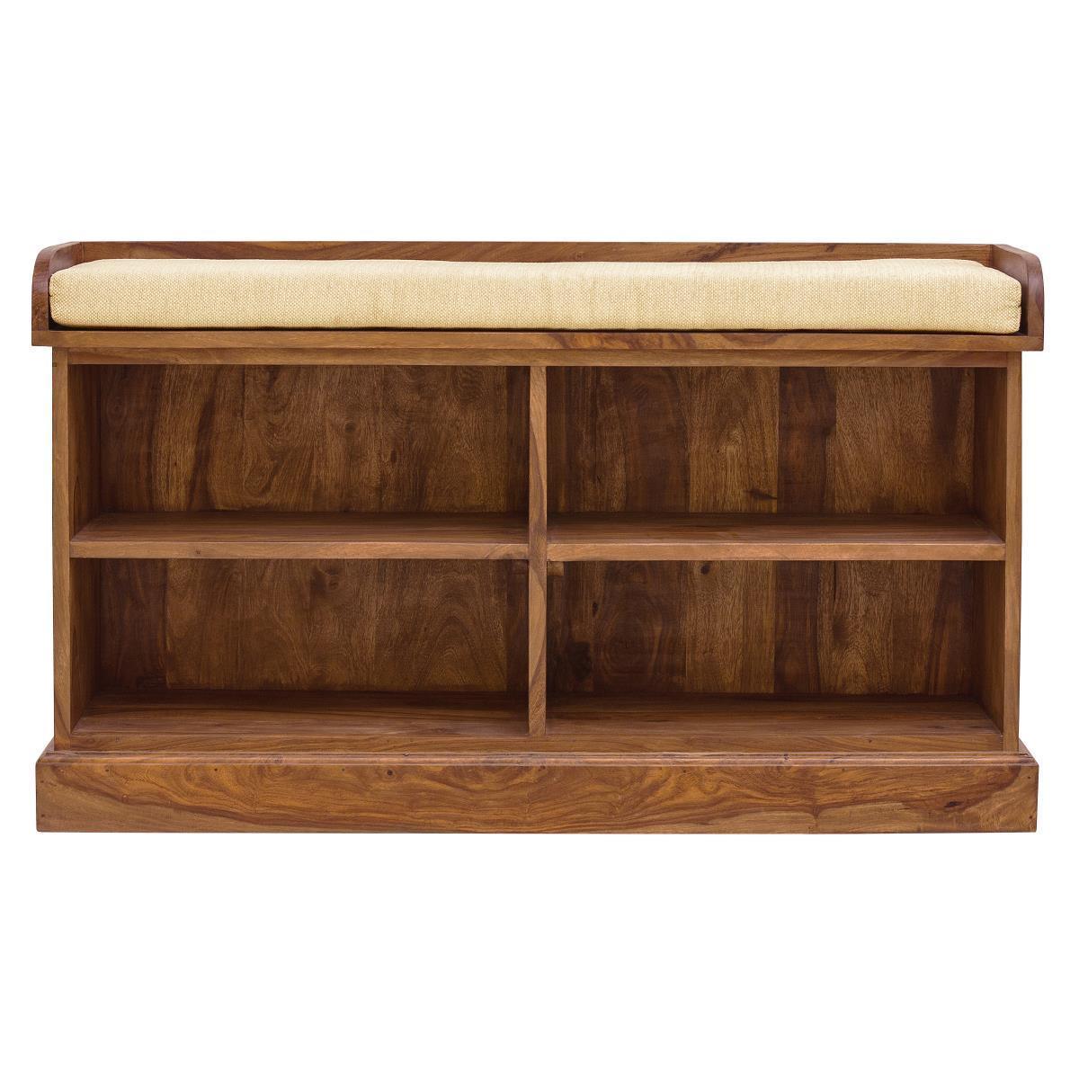 Dudi Furniture Mehran Sheesham Wood Shoe Rack