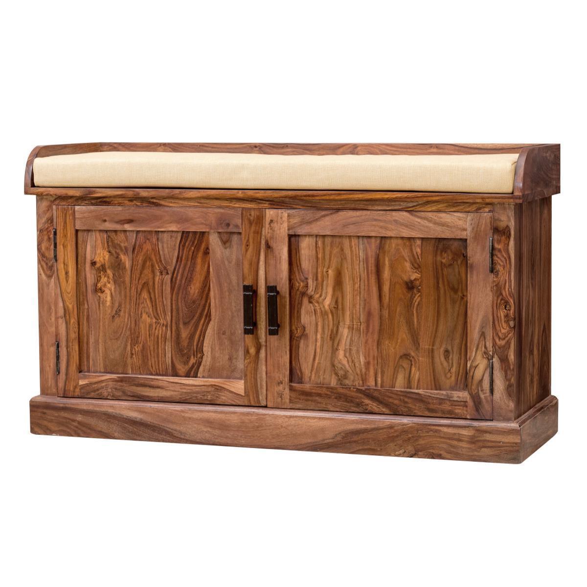 Dudi Furniture Mehran Sheesham Wood Shoe Rack