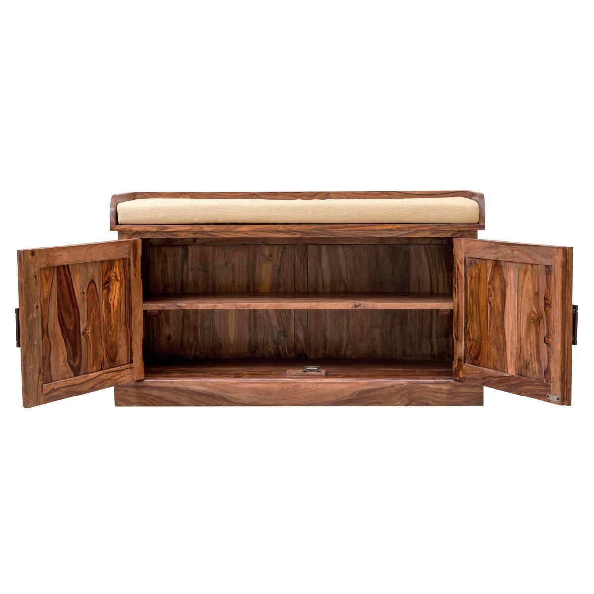 Dudi Furniture Mehran Sheesham Wood Shoe Rack