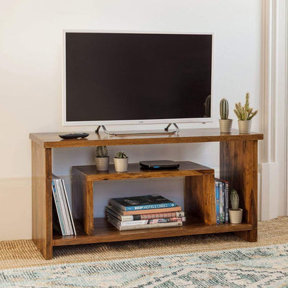 Dudi Furniture Mehran Contemporary Sheesham Wood TV Unit