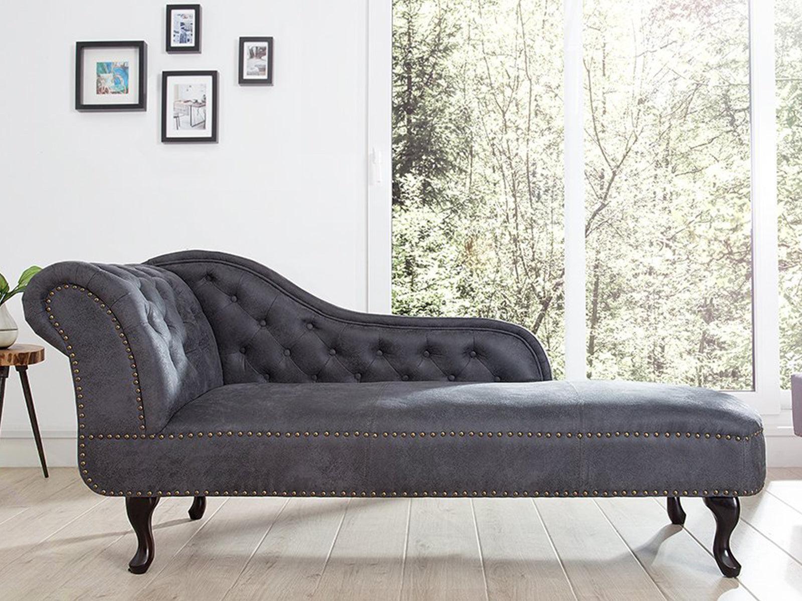 Dudi Furniture Chesterfield Vintage Gray Lounge