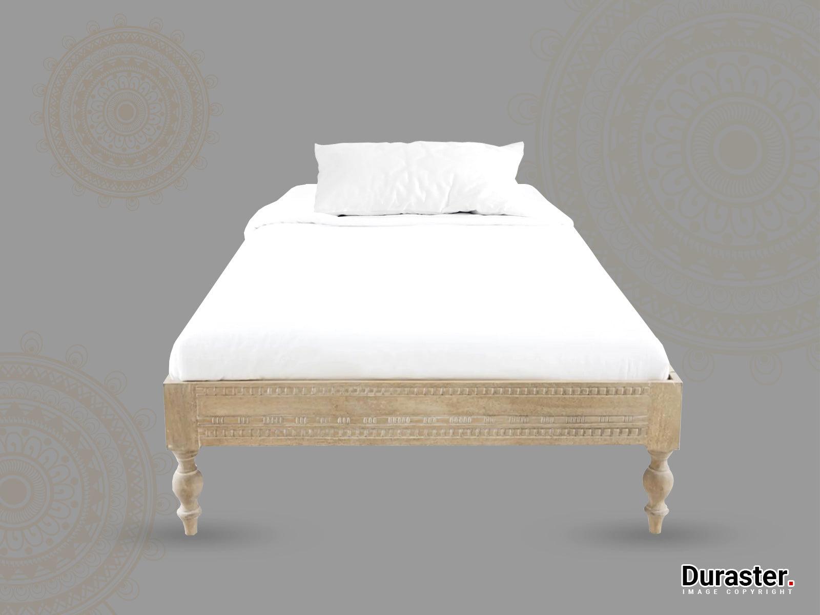 Dudi Furniture Ajenta Solid Mango Wood Single Bed