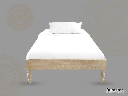 Dudi Furniture Ajenta Solid Mango Wood Single Bed