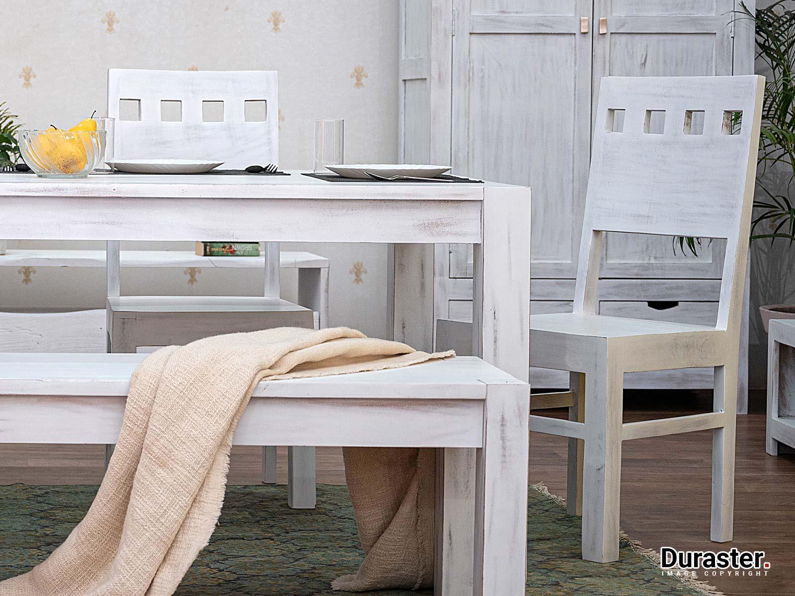 Dudi Furniture Novo Premium Distress Solid Acacia wood Chair