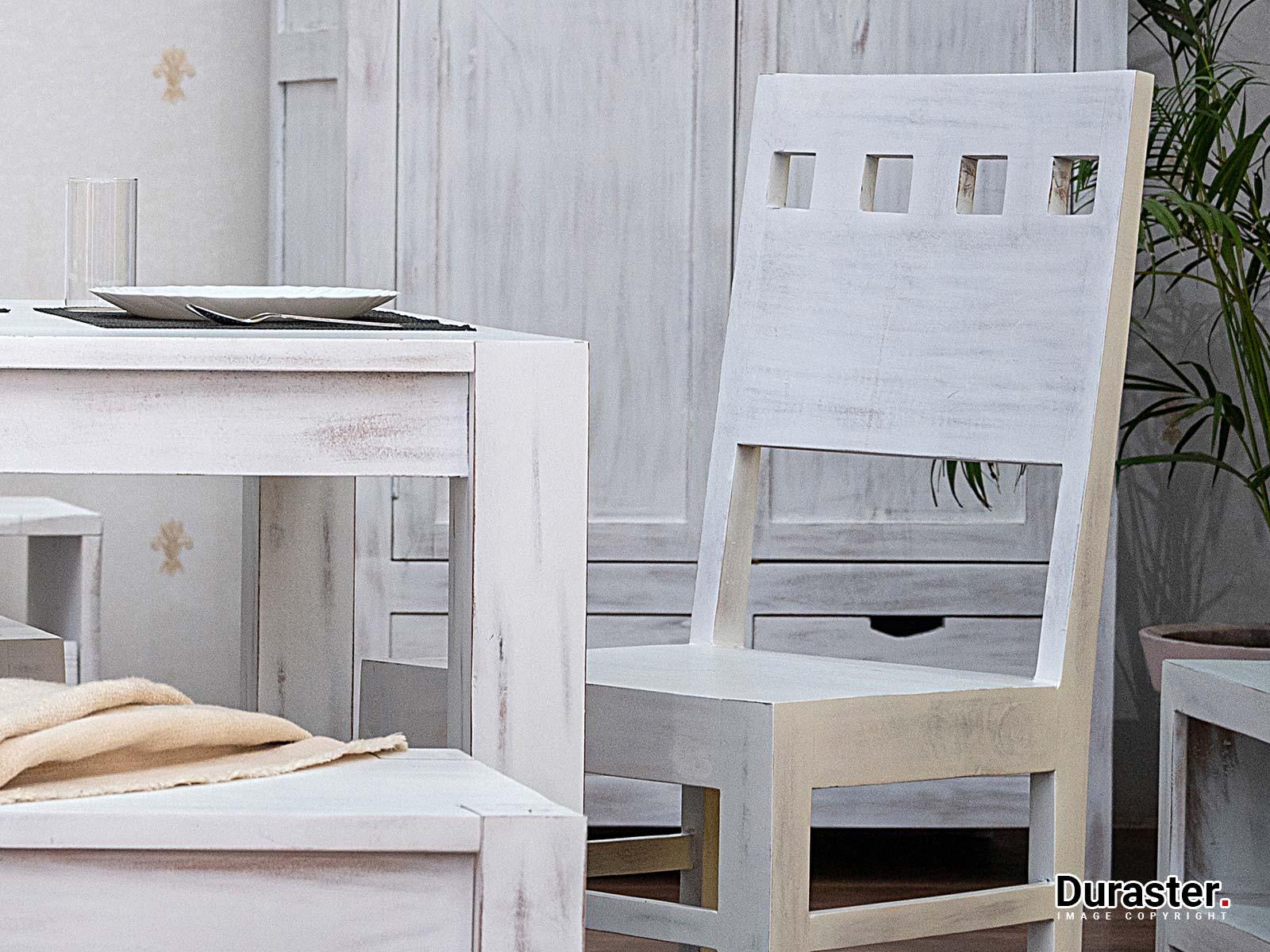 Dudi Furniture Novo Premium Distress Solid Acacia wood Chair