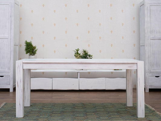 Dudi Furniture Novo Premium Distress Solid Acacia wood Dining Table
