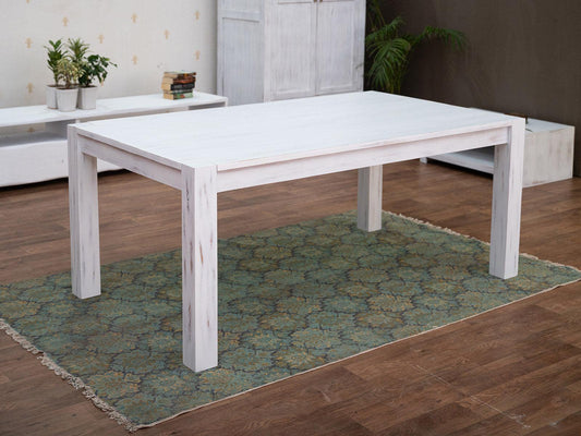Dudi Furniture Novo Premium Distress Solid Acacia wood Dining Table