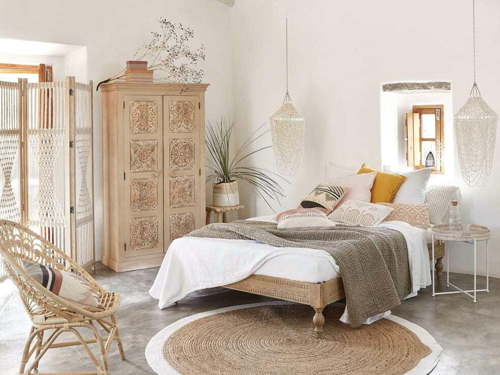 Dudi Furniture Ajenta Wooden Queen Size Bed