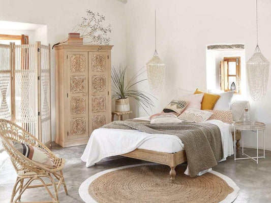 Dudi Furniture Ajenta Wooden King Size Bed