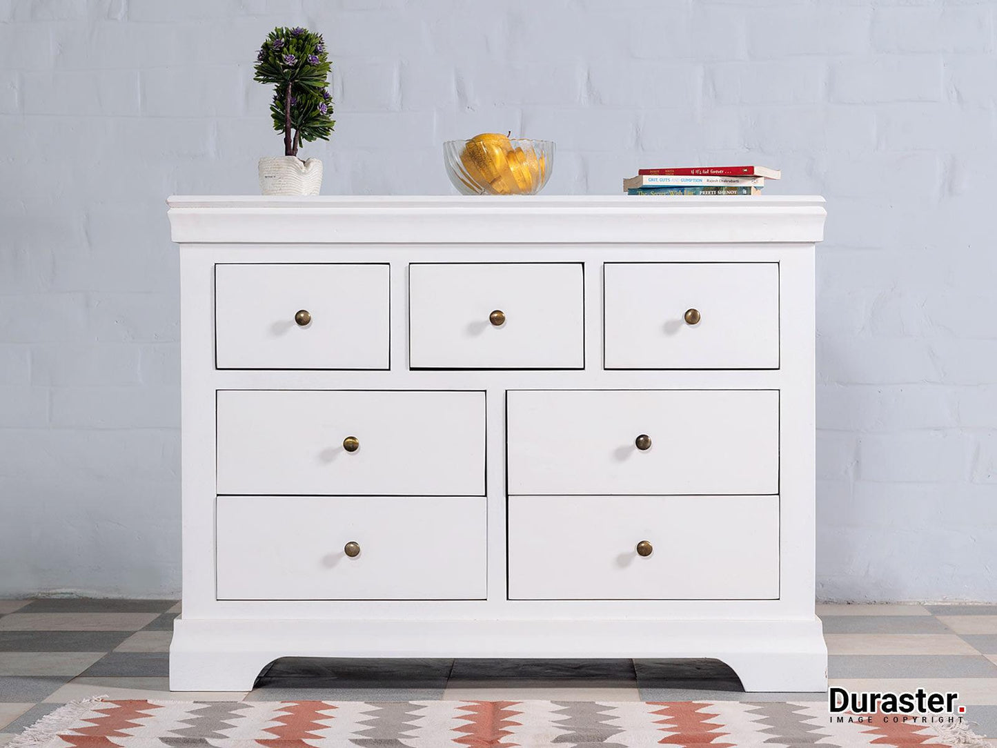 Dudi Furniture Novo Premium & Modern Mango Wood Chest of Drawer