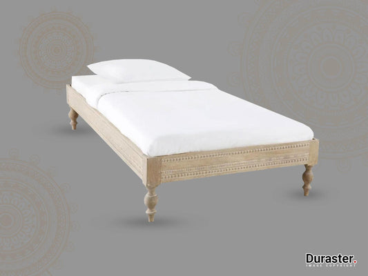 Dudi Furniture Ajenta Solid Mango Wood Single Bed
