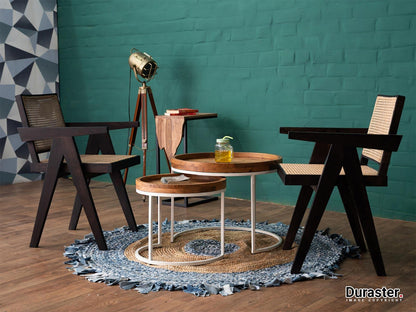 Dudi Furniture Novo Premium Solid Acacia wood Nested Side / Coffee