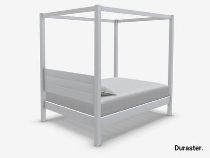 Dudi Furniture Novo Premium Solid Acacia Wood Four-Poster Bed