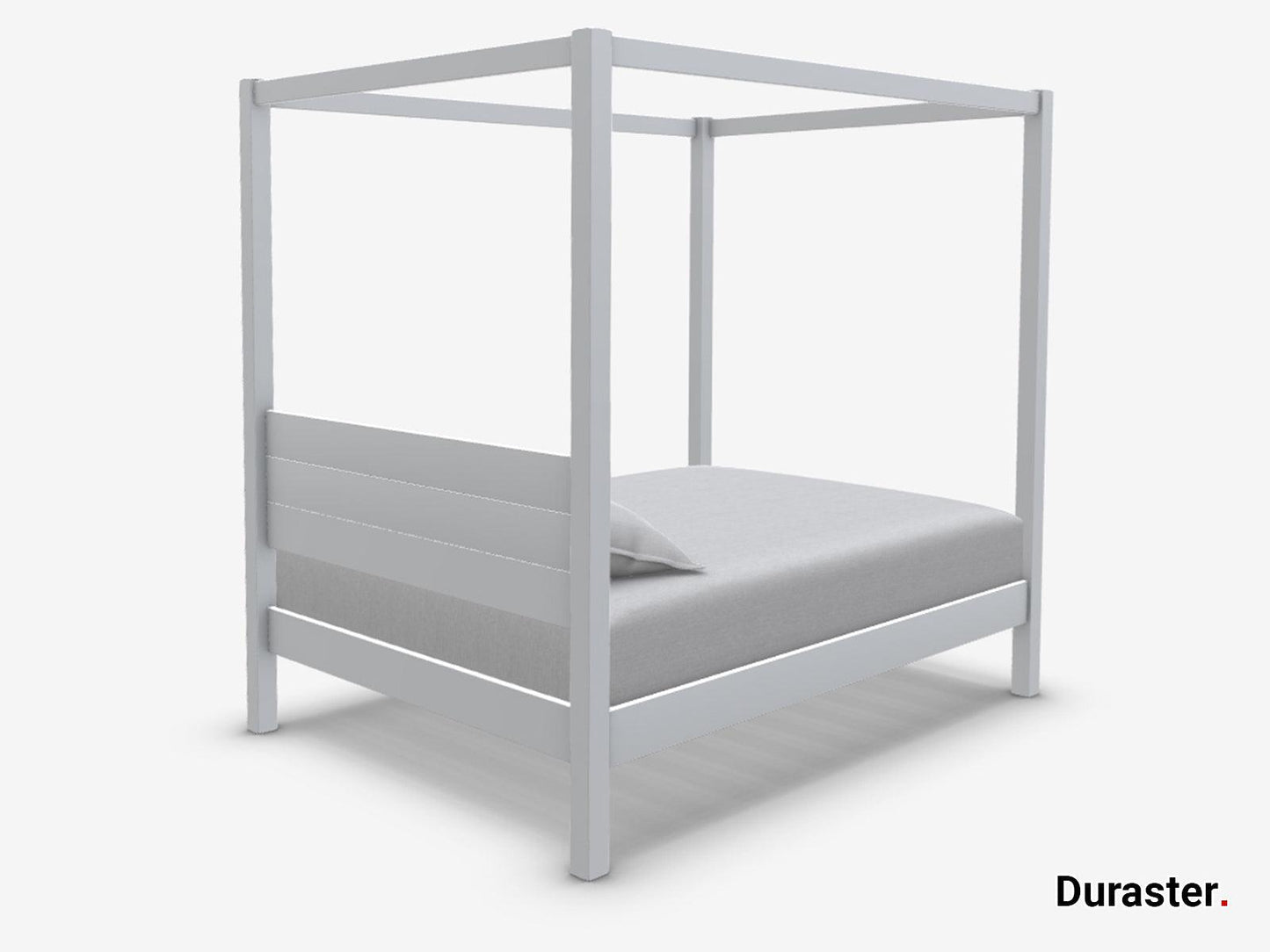 Dudi Furniture Novo Premium Solid Acacia Wood Four-Poster King Size