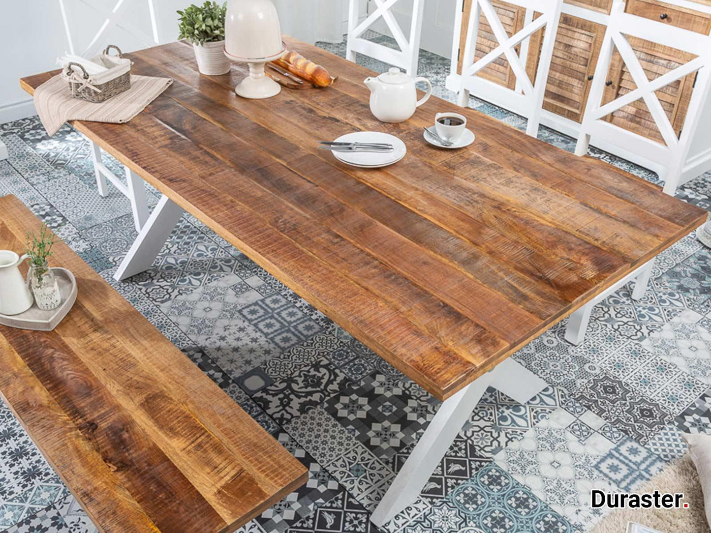 Dudi Furniture Novo Premium Solid Mango wood Dining Table
