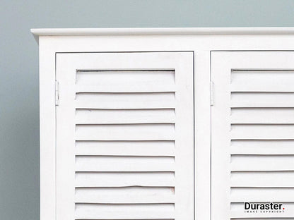 Dudi Furniture Novo Premium Solid Wood Elegant Shutter Cabinet