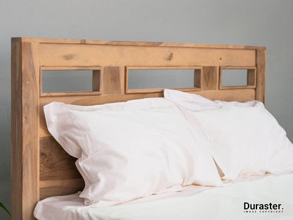 Dudi Furniture Novo Premium Modern Sheesham Wood Single Bed Without