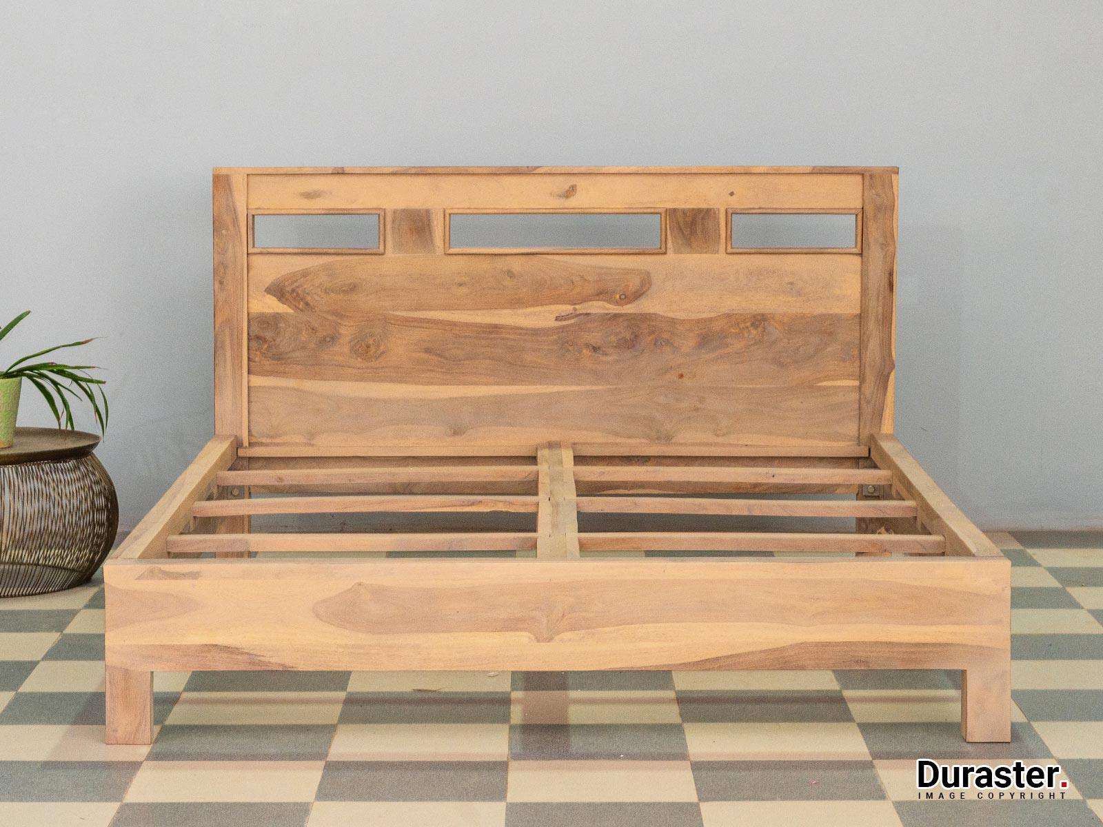 Dudi Furniture Novo Premium Modern Sheesham Wood Single Bed Without