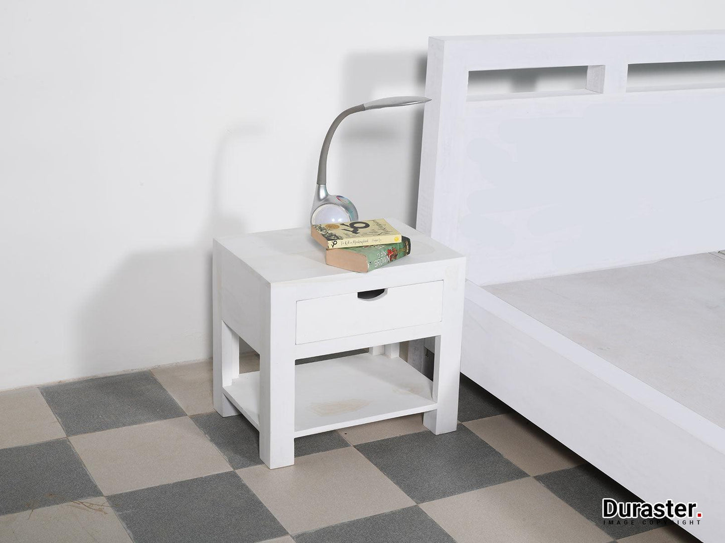 Dudi Furniture Novo Premium Acacia Elegant King Size Bed