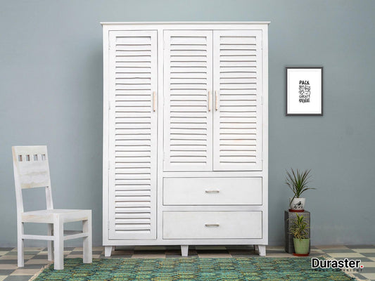 Dudi Furniture Novo Premium Solid Wood Elegant Shutter Cabinet