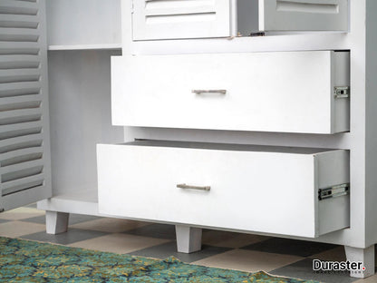 Dudi Furniture Novo Premium Solid Wood Elegant Shutter Cabinet