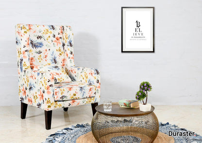 Dudi Furniture Nour Modern Wing Back Chair