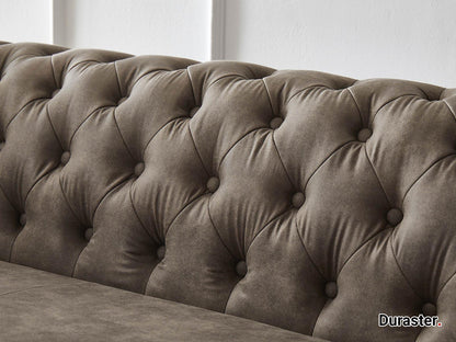 Dudi Furniture Chesterfield Traditional Three Seater Sofa