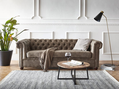 Dudi Furniture Chesterfield Traditional Three Seater Sofa