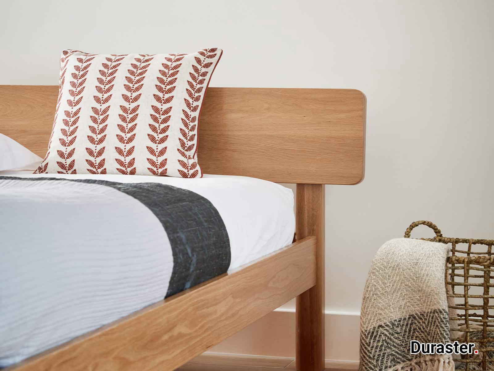 Dudi Furniture Preyas Solid Acacia wood King Size Bed