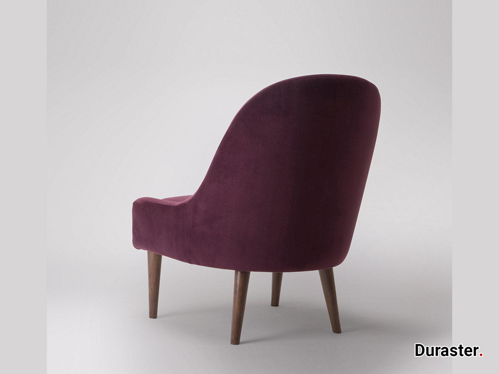 Dudi Furniture Elemantary Solid Wood Fabric Upholstered Chair