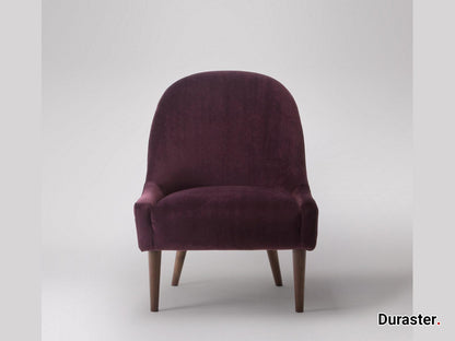 Dudi Furniture Elemantary Solid Wood Fabric Upholstered Chair