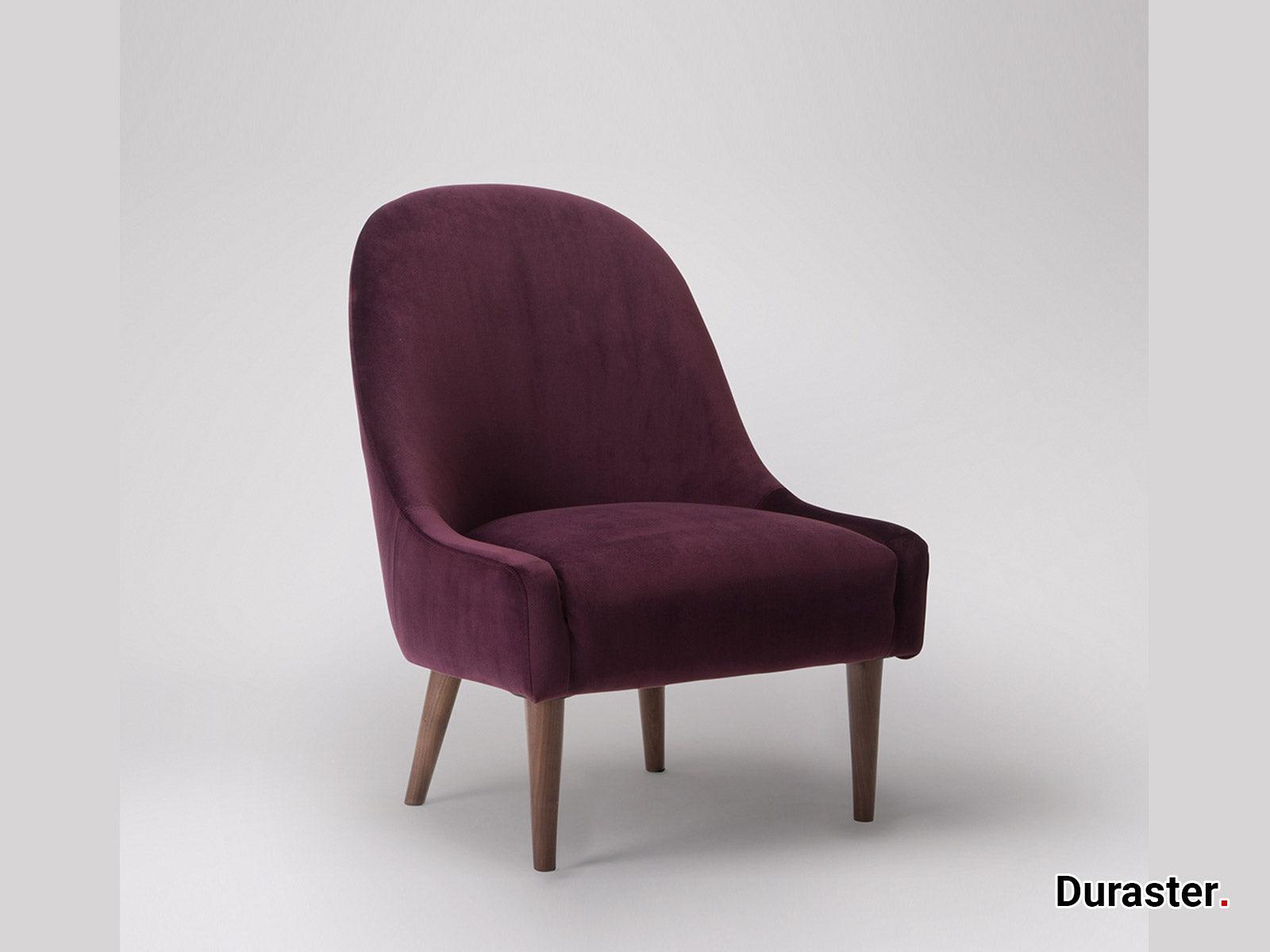 Dudi Furniture Elemantary Solid Wood Fabric Upholstered Chair