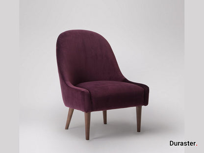 Dudi Furniture Elemantary Solid Wood Fabric Upholstered Chair