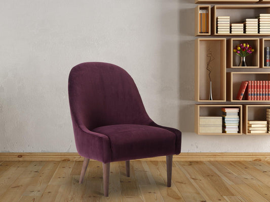 Dudi Furniture Elemantary Solid Wood Fabric Upholstered Chair