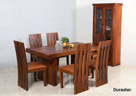 Dudi Furniture Raygoor Modern 6 Seater Dining Table Set