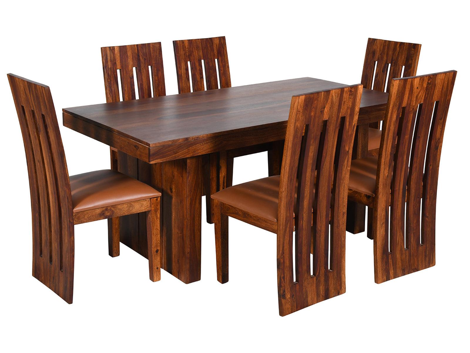 Dudi Furniture Raygoor Modern 6 Seater Dining Table Set