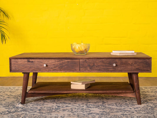 Dudi Furniture El Monte Acacia Wood Coffee Table