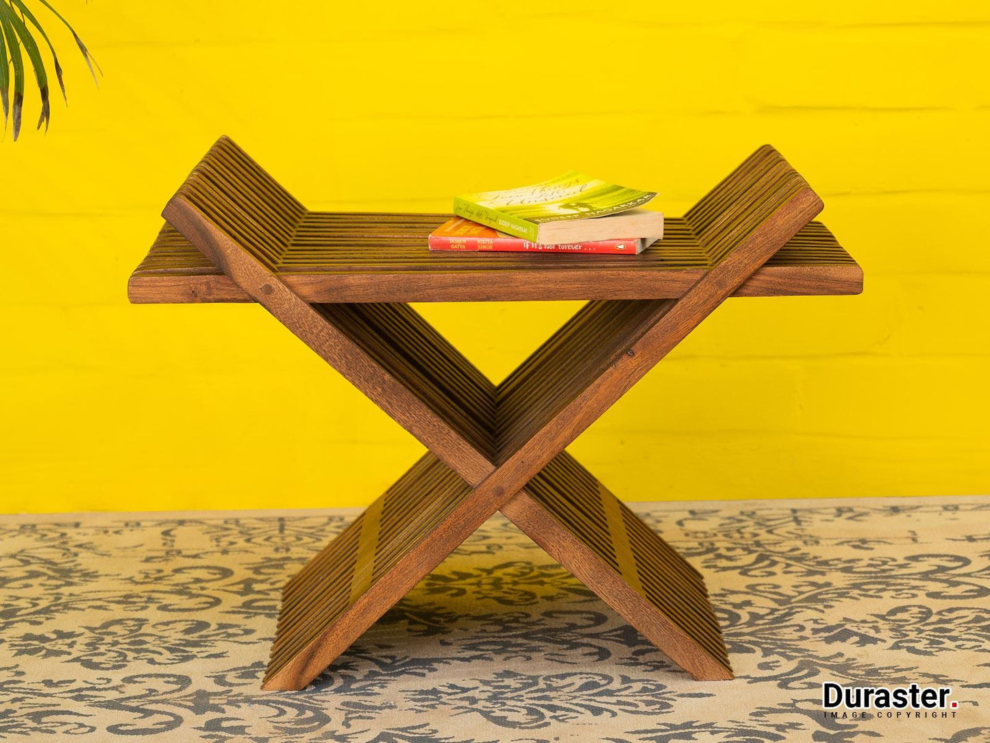 Dudi Furniture El Monte Acacia Wood Side Table