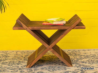 Dudi Furniture El Monte Acacia Wood Side Table