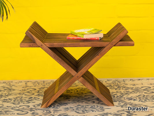 Dudi Furniture El Monte Acacia Wood Side Table