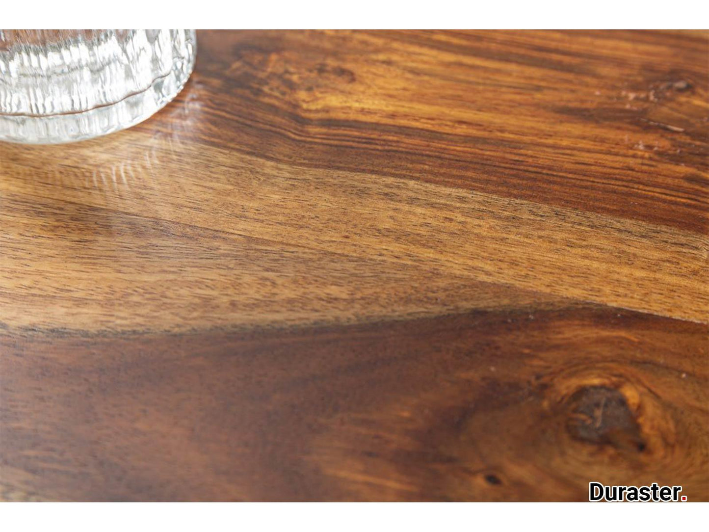 Dudi Furniture Torpedo Sheesham Wood Round Dining Table