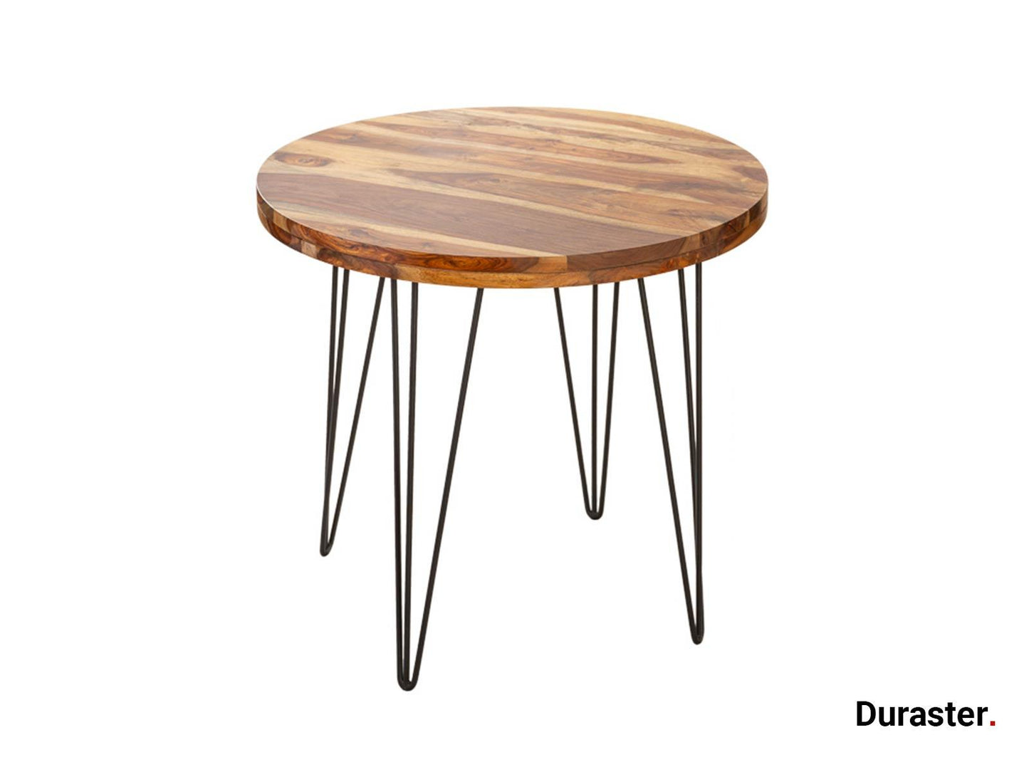 Dudi Furniture Torpedo Sheesham Wood Round Dining Table