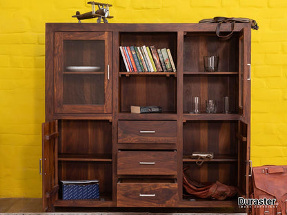 Dudi Furniture Vismit Solid Sheesham wood Cabinet