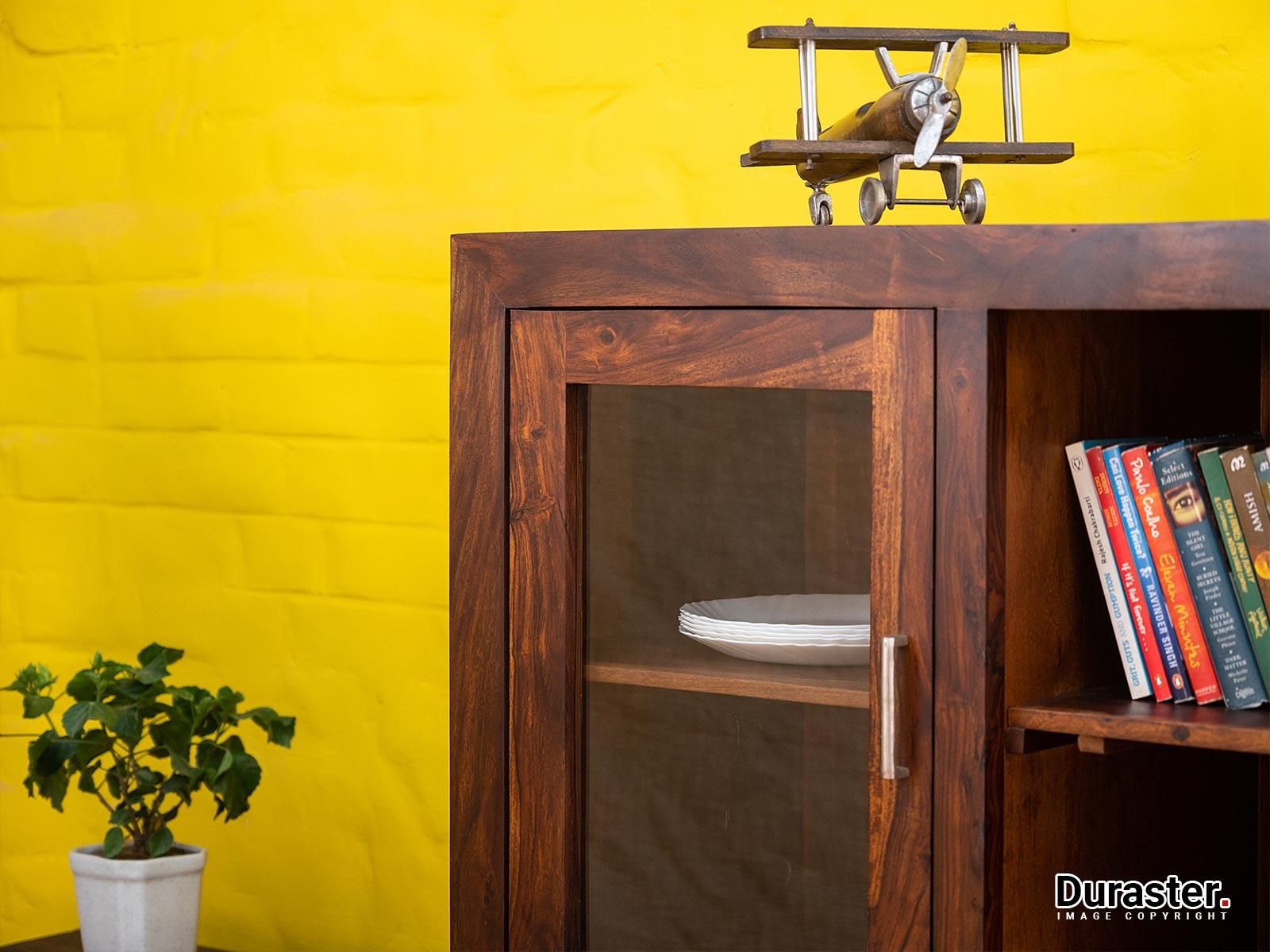 Dudi Furniture Vismit Solid Sheesham wood Cabinet