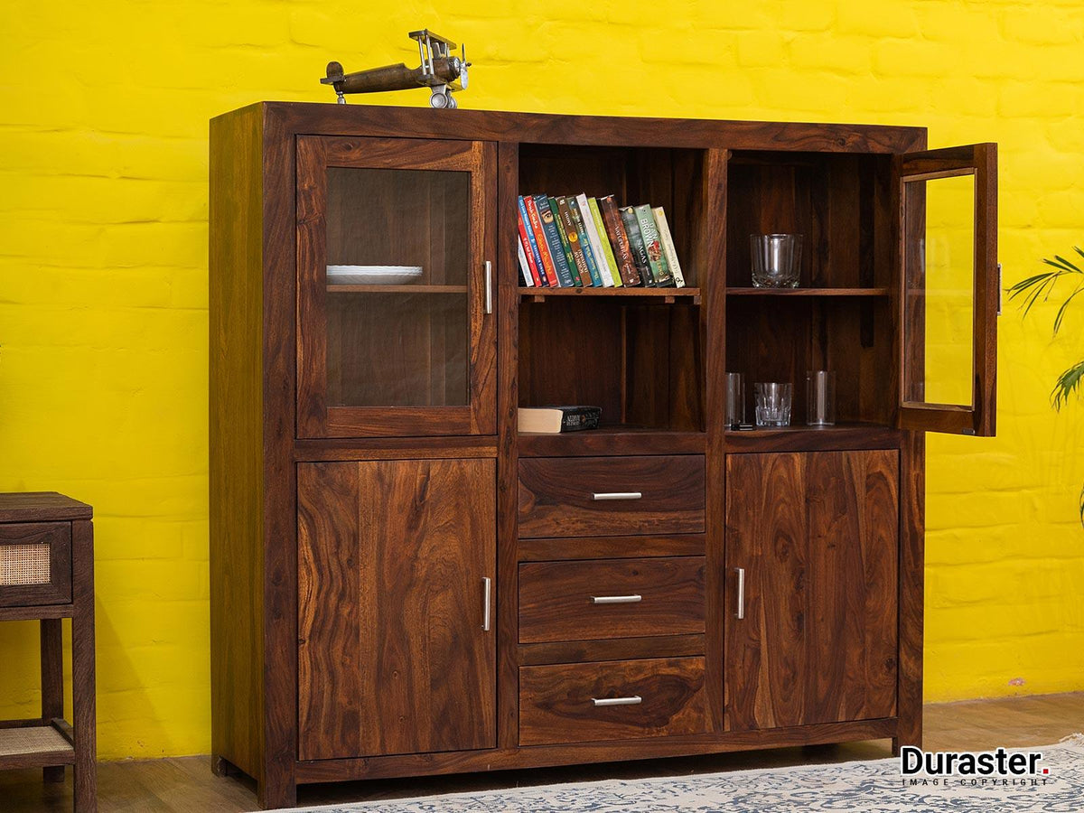 Dudi Furniture Vismit Solid Sheesham wood Cabinet