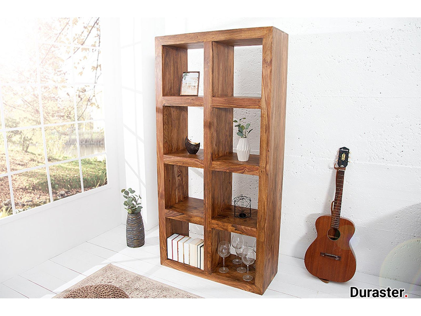 Dudi Furniture Torpedo Wooden Open Bookshelf