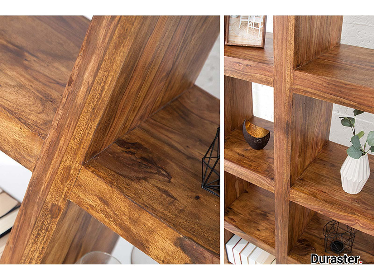 Dudi Furniture Torpedo Wooden Open Bookshelf