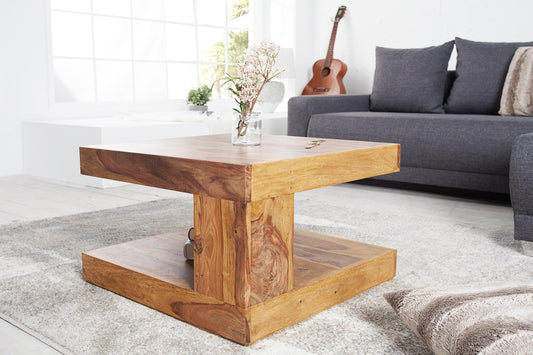 Dudi Furniture Torpedo Sheesham Wood Coffee Table